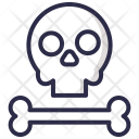 Halloween Skull and Bone Icon