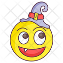 Halloween Witch Emoji  Icon
