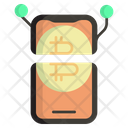 Halving Divide Digital Money Icon