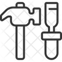 Hammer and chisel Icon