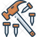Hammer And Nail Icon