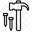 Hammer And Nails  Icon