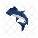 Hammerhead Sharks Unique Animal Icon