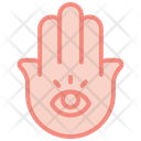 Hamsa Evil Eye Hand Icon