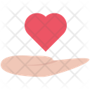 Hand Heart Love Icon