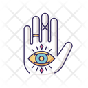 Hand And Eye Esoteric Icon