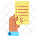 Hand Bill Hold Icon