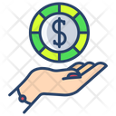 Hand Coin Icon