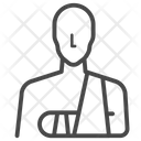 Hand Fracture Bone Break Arm Injury Icon