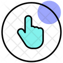 Communication Hand Gesture Pointinng Icon