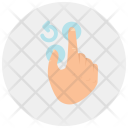 Rotate Left Finger Icon
