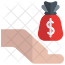 Hand Held Money Symbol