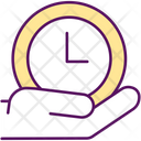 Hand Holding Clock Icon