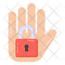 Security Hand Protection Hand Hand Lock Icon