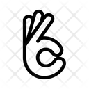 Hand Ok  Icon