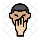 Hand On Face Icon