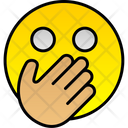 Hand Over Outh Emoji Emoji Face Icon