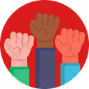 Protest Strike Sign Icon