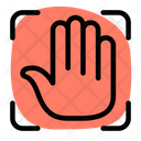 Hand Scanning Biometric Attendance Biometric Fingerprint Icon