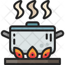 Hot Food Clean Pot Icon