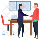 Business Meeting Business Deal Hand Shaking Icon