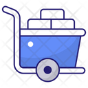 Hand Trolley Cart Delivery Icon