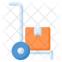 Hand Truck Trolley Delivery Icon