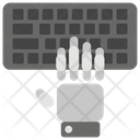 Hand Typing Icon