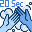 Hand Washing 20 Second  Icon