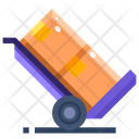 Handcart Trolley Baggage Cart Icon