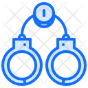 Penalty Bail Handcuffs Icon