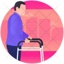 Handicap Walker Icon