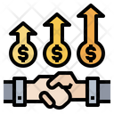 Handshake Partner Money Icon