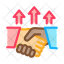 Different Race Handshake Icon
