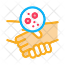 Handshake Dermatitis Transmission Icon