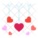Hanging Heart Love And Romance Icon