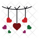 Hanging heart  Icon