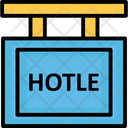 Hanging Sign Hotel Hotel Signboard Icon