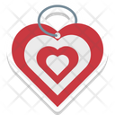 Happiness Heart Keychain Love Present Icon