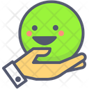 Happiness Smile Green Icon