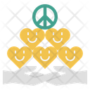 Happiness Peace Emoji Happiness Happiness Peace Icon