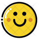 Shy Happy Emoji Icon