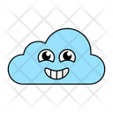 Happy Cloud Smile Cloud Cloud Emoji Icon