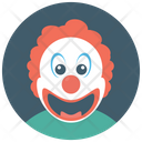 Happy Clown Whiteface Circus Joker Icon