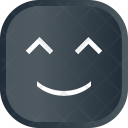 Happy Dark Face Icon