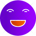 Happy Face Emoji Icon - Download in Gradient Style