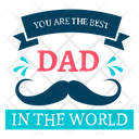 Happy Fathers Day Fathers Day Logo Fathers Day Badge Icon