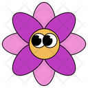 Happy Flower Icon