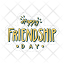 Happy Friendship Day Icon
