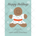 Happy Holiday Greeting Icon